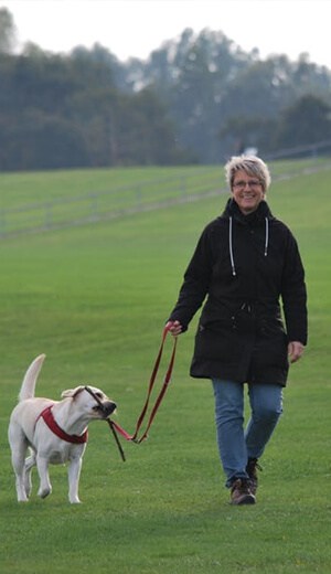 Women-walking-with-dog